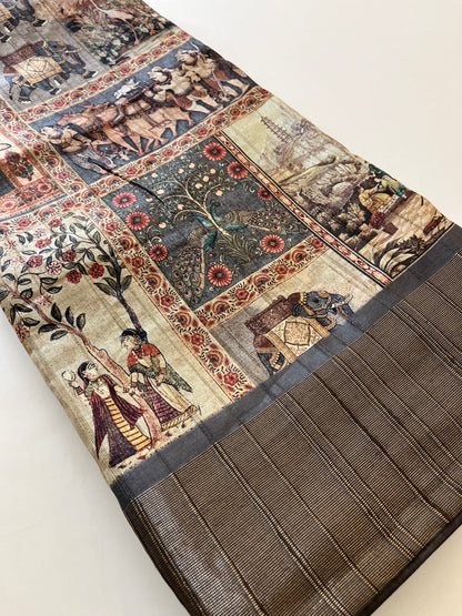 Designer Tussar Fancy