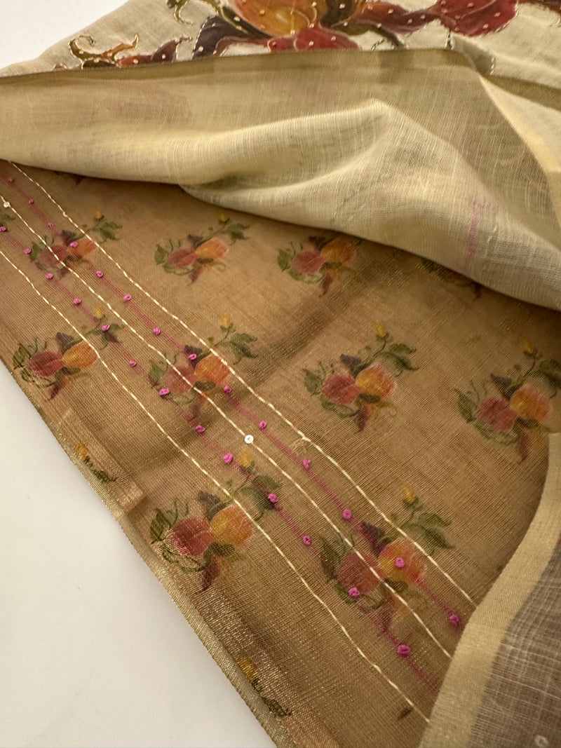 Linen knot work fancy -AU4