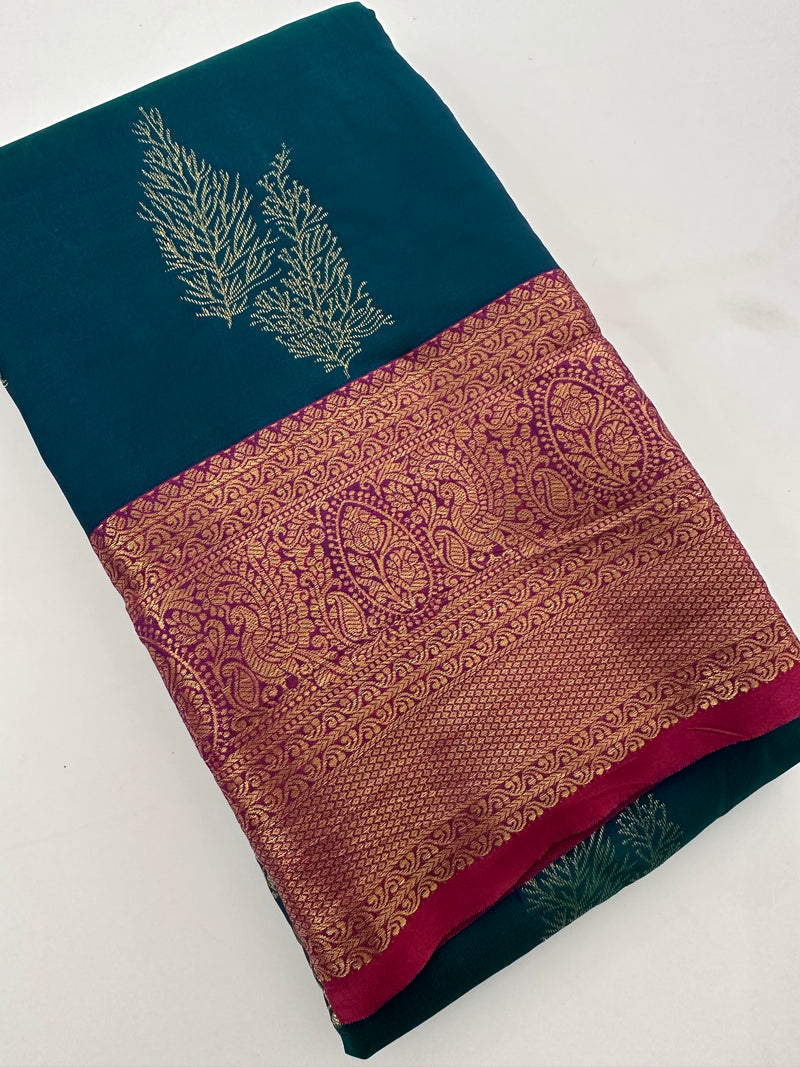 Semi Kanchi Silk Saree-J30