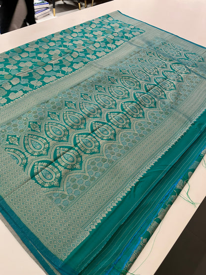 Double zari Soft Saree