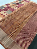 Printed Chanderi Fancy Saree-JU31