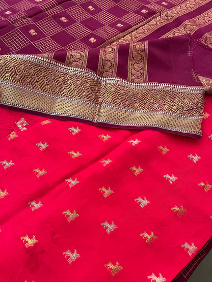 Banarasi softy silk
