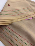 Tussar Katha Work Fancy Saree-Au10