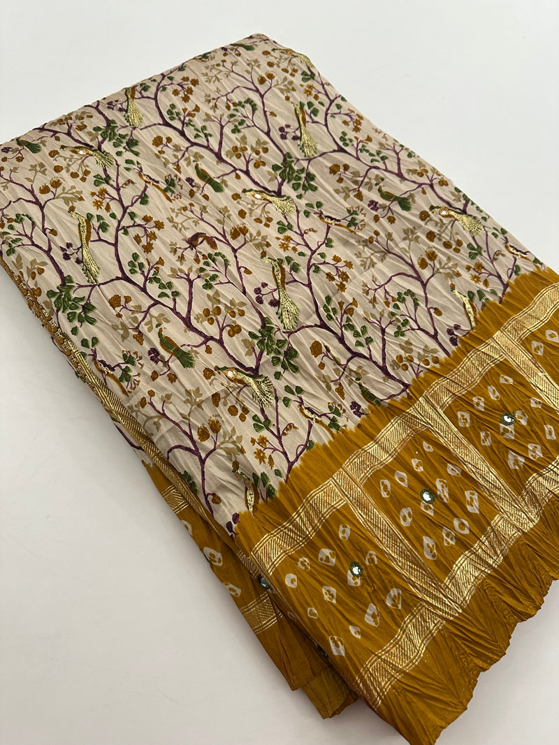 Crush Bandhini Crape Fancy -J22