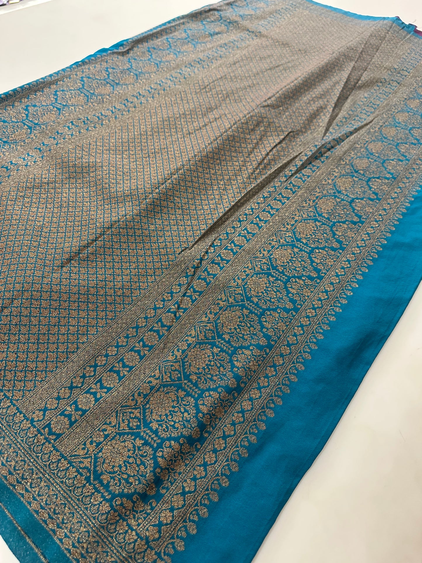 Kalamkari Tussar Printed-M26