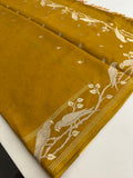 Premium Tussar Work Gold weaving BUTTAS -M25