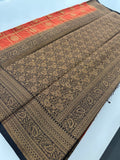 New collection in South Cotton Silk sarees for Varmahalaxmi with contrast matching blouse piece🌹-AU3