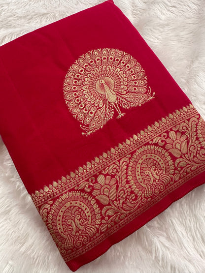 Designer Chinnon Crape-M28