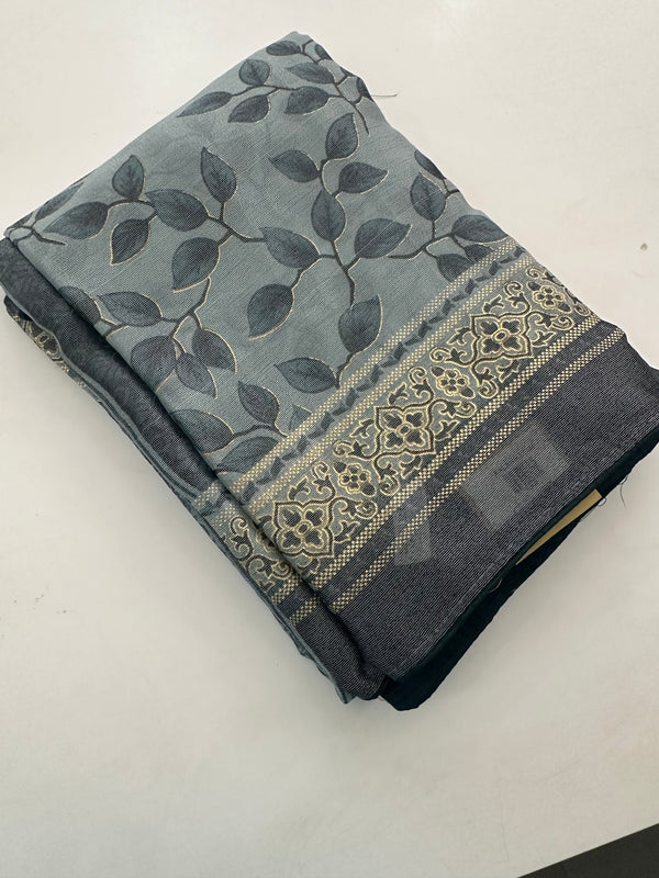 Brosso Fancy Leaf Printed-J18
