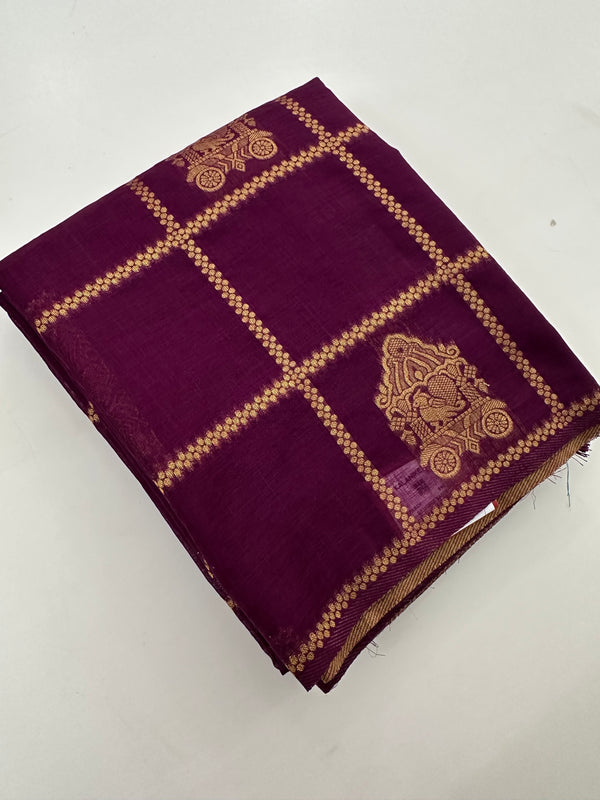 South Cotton Fancy Saree-JU28