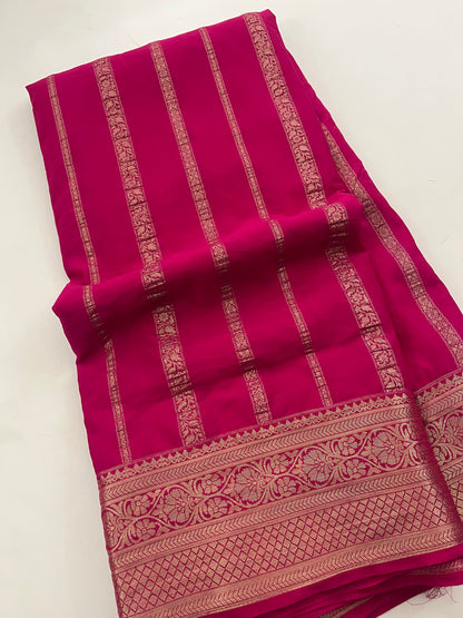 1911 Semi Mysore Crape Silk