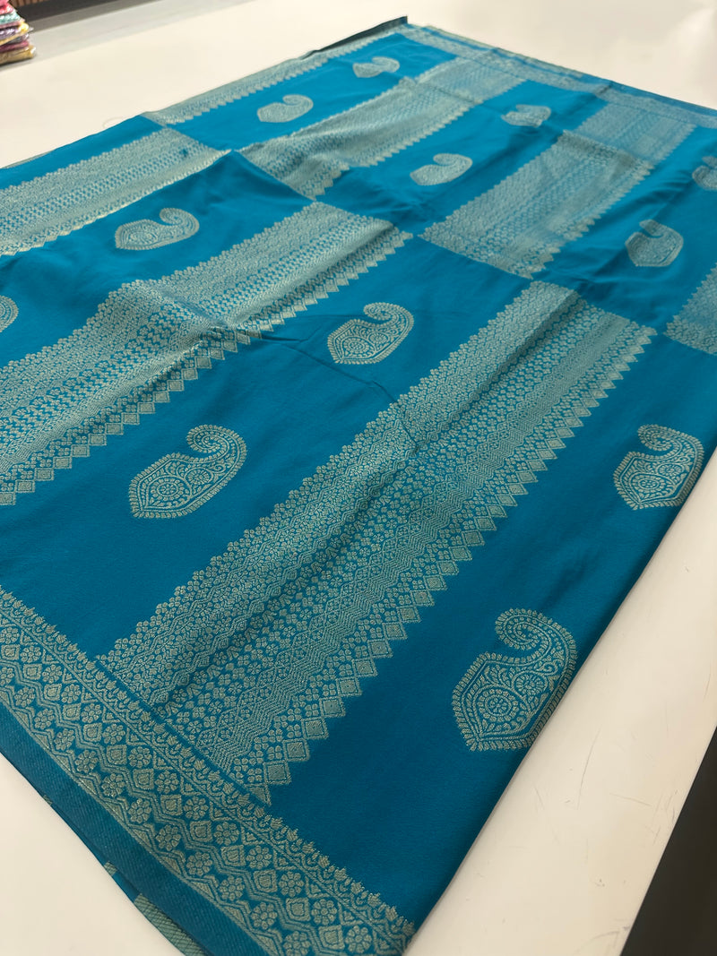 Banarsi Crape Fancy 🌹-AU6