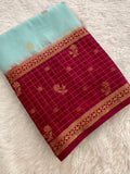 Crape Fancy Saree-JU3