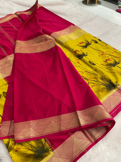 Printed Crape Silk