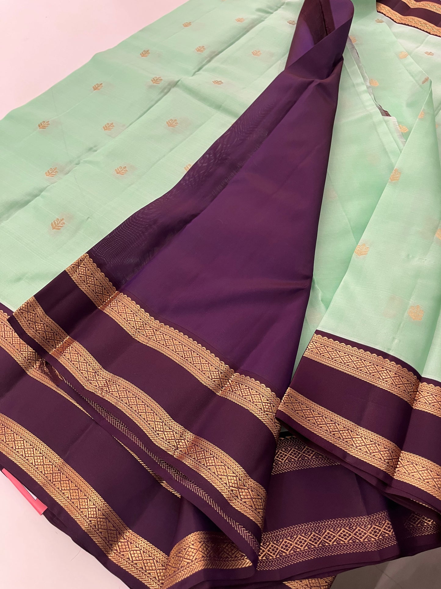 Pure Kanchipuram silk saree with silk mark certified