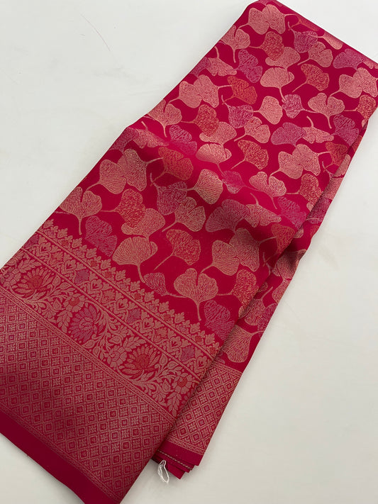 Double zari Soft Saree
