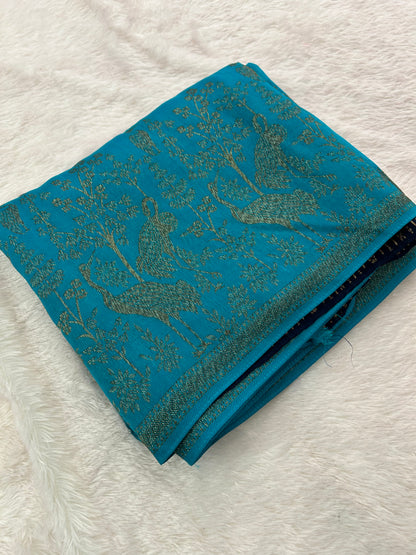 Premium Jute Tussar Fancy Saree-M14