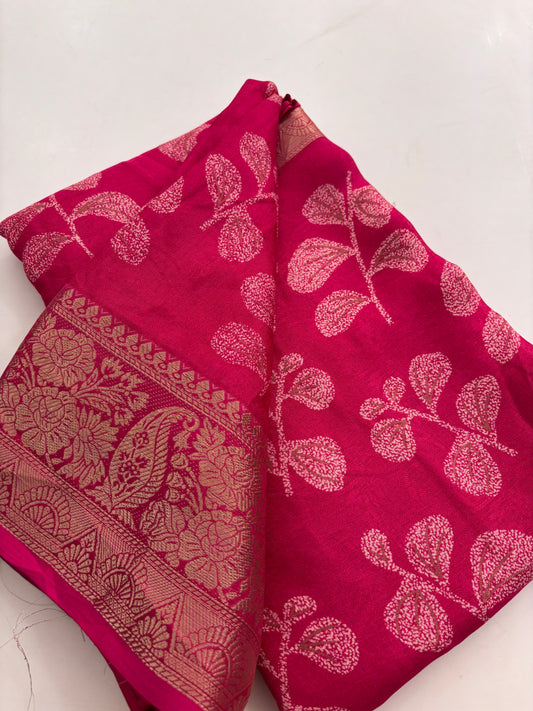 Printed chiffon