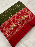 Crush Patola Fancy Saree-JU5