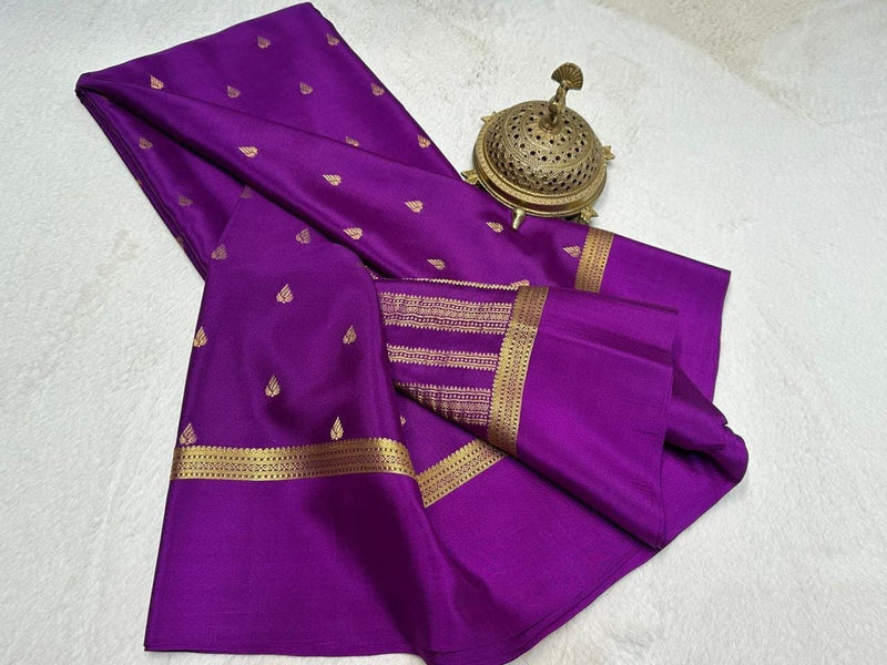 Semi Mysore Silk Saree