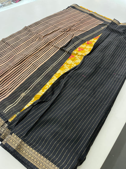 Tussar Zari Lines