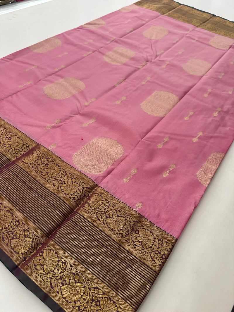 Semi Kanchi Silk Saree-J27