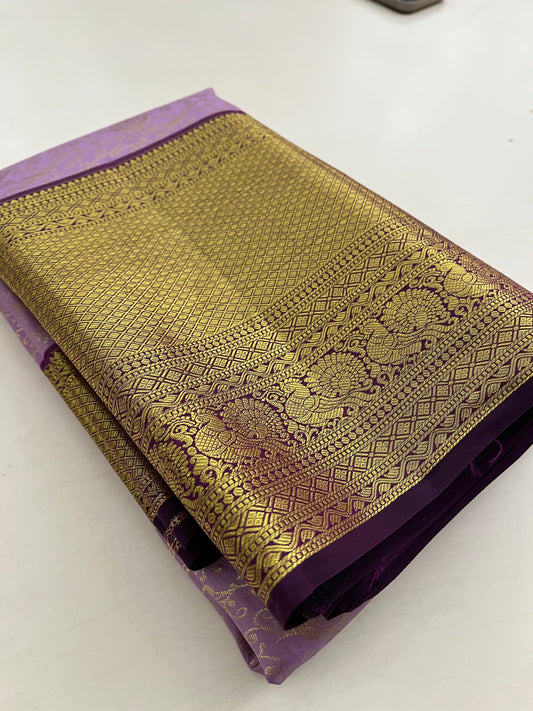 Pure Brocade Kanchi silk