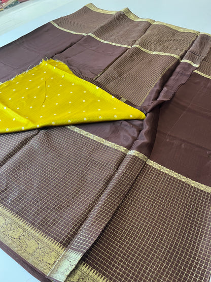 Banarasi Crape Checks