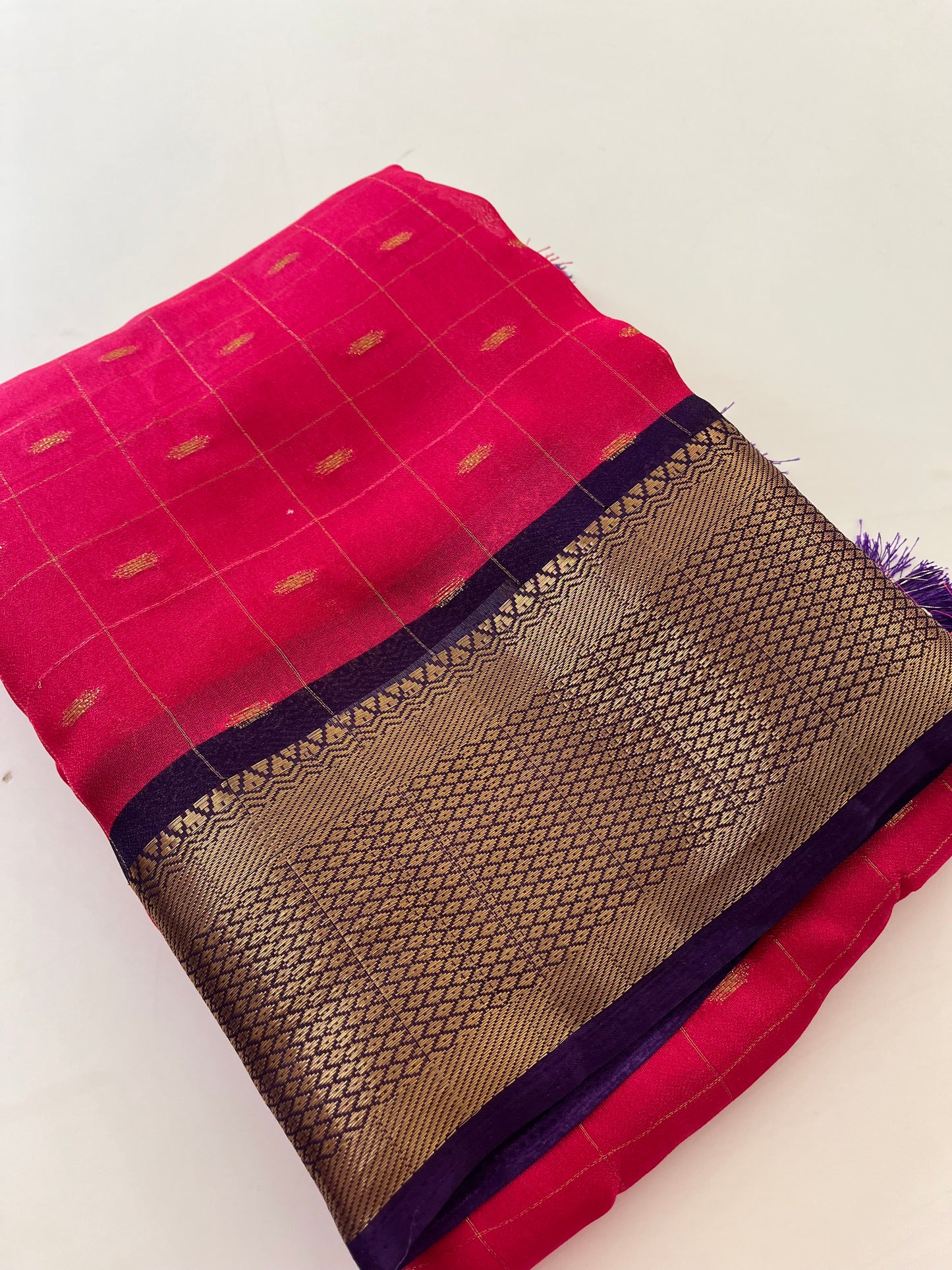 Moonga silk saree