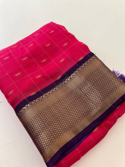 Moonga silk saree