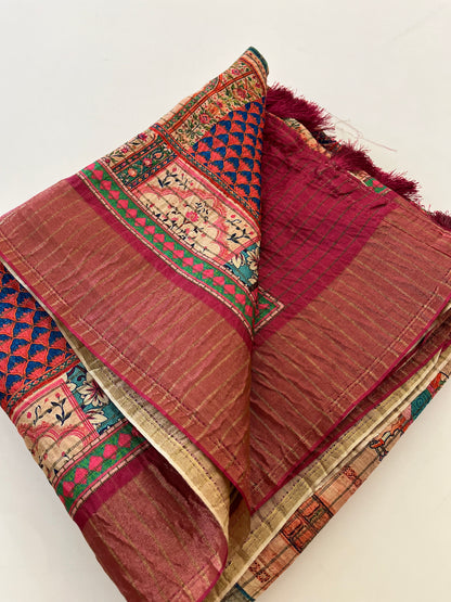 Crush Tussar Printed