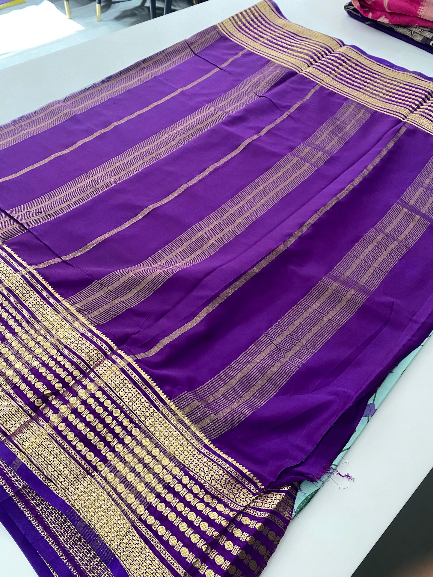 269 SEMI MYSORE SILK PRINTED