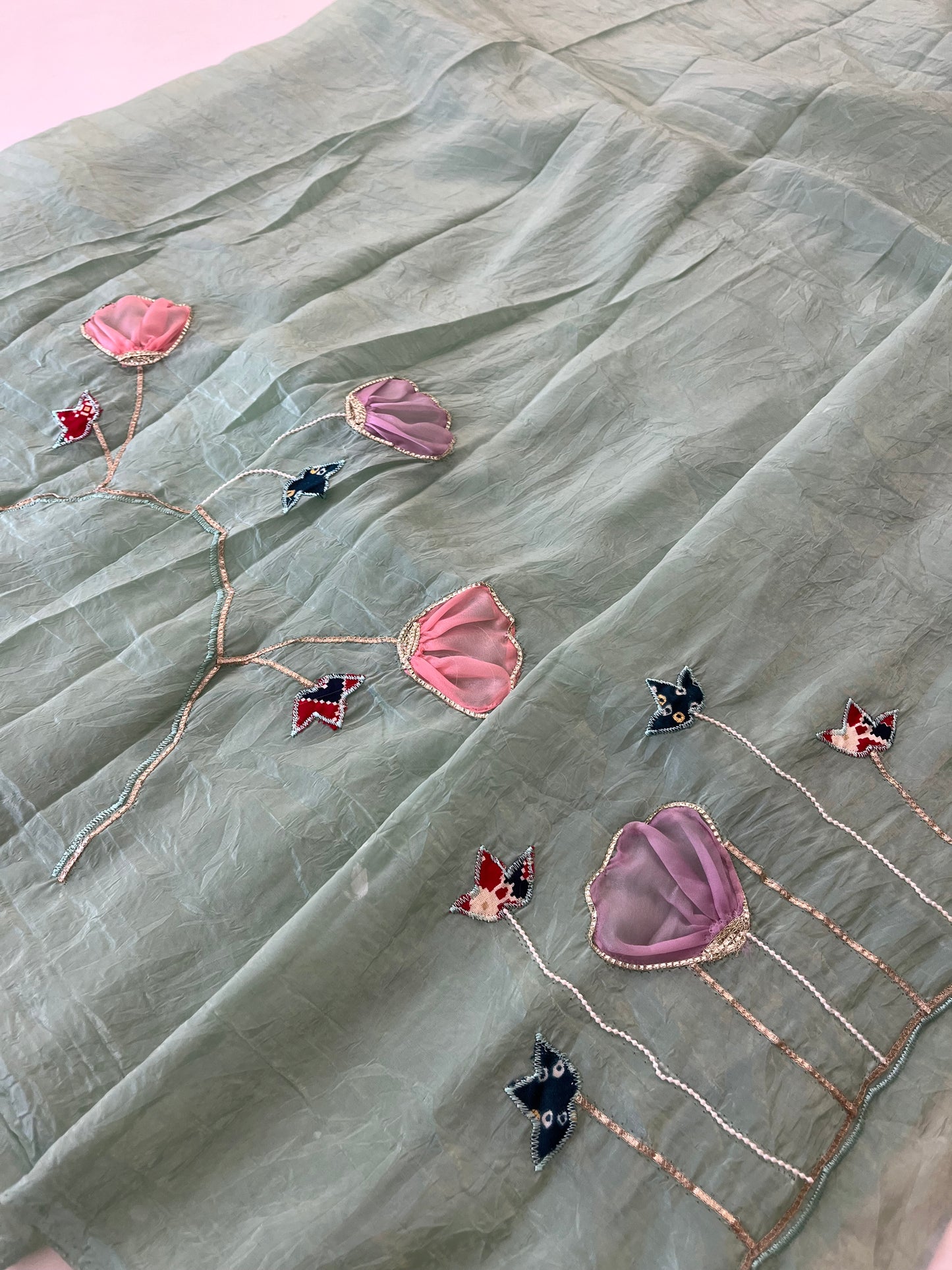 Soft organza designer fancy