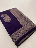 Banarsi Crape Fancy 🌹-AU6