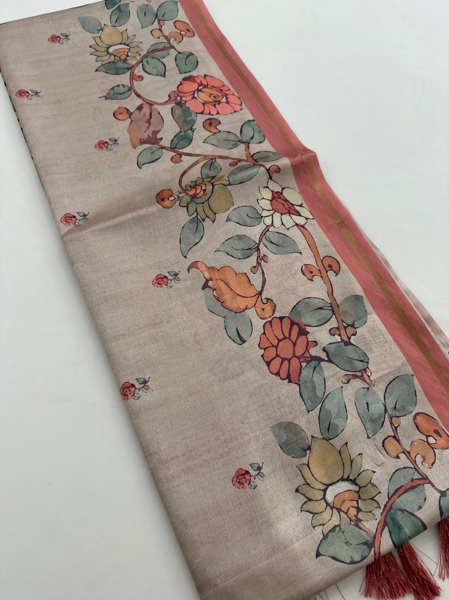 Printed Tussar Fancy-J12