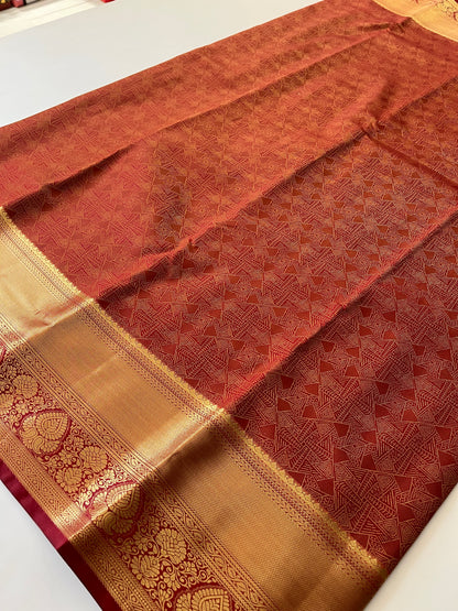 Kanchi semi silk brocade