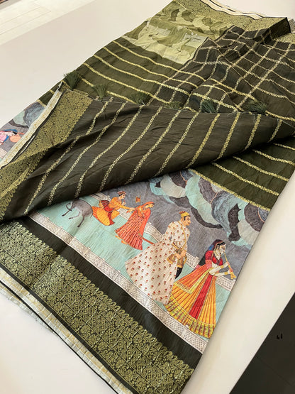 Crush Tussar  Designer