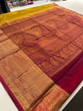 Semi Kanchi Silk Saree-JU7