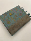 Premium Jute Tussar Fancy Saree-J9