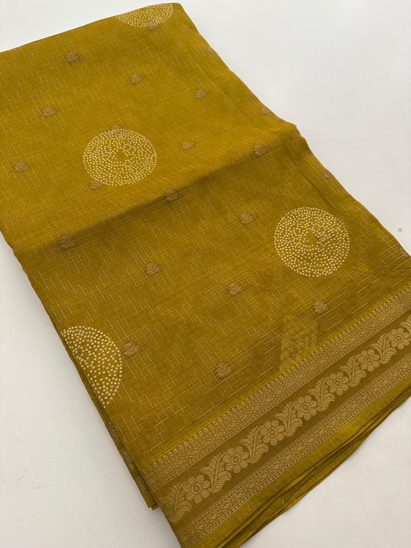 Tussar Fancy Saree -J22