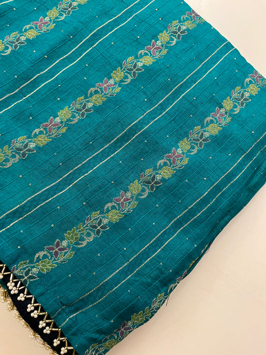 Designer Cut Dana Embroidery Stripes