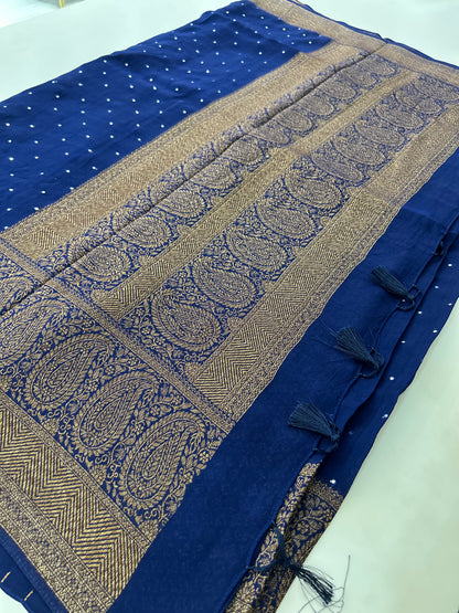 JUTE TUSSAR PREMIUM WITH MIRROR WORK-22