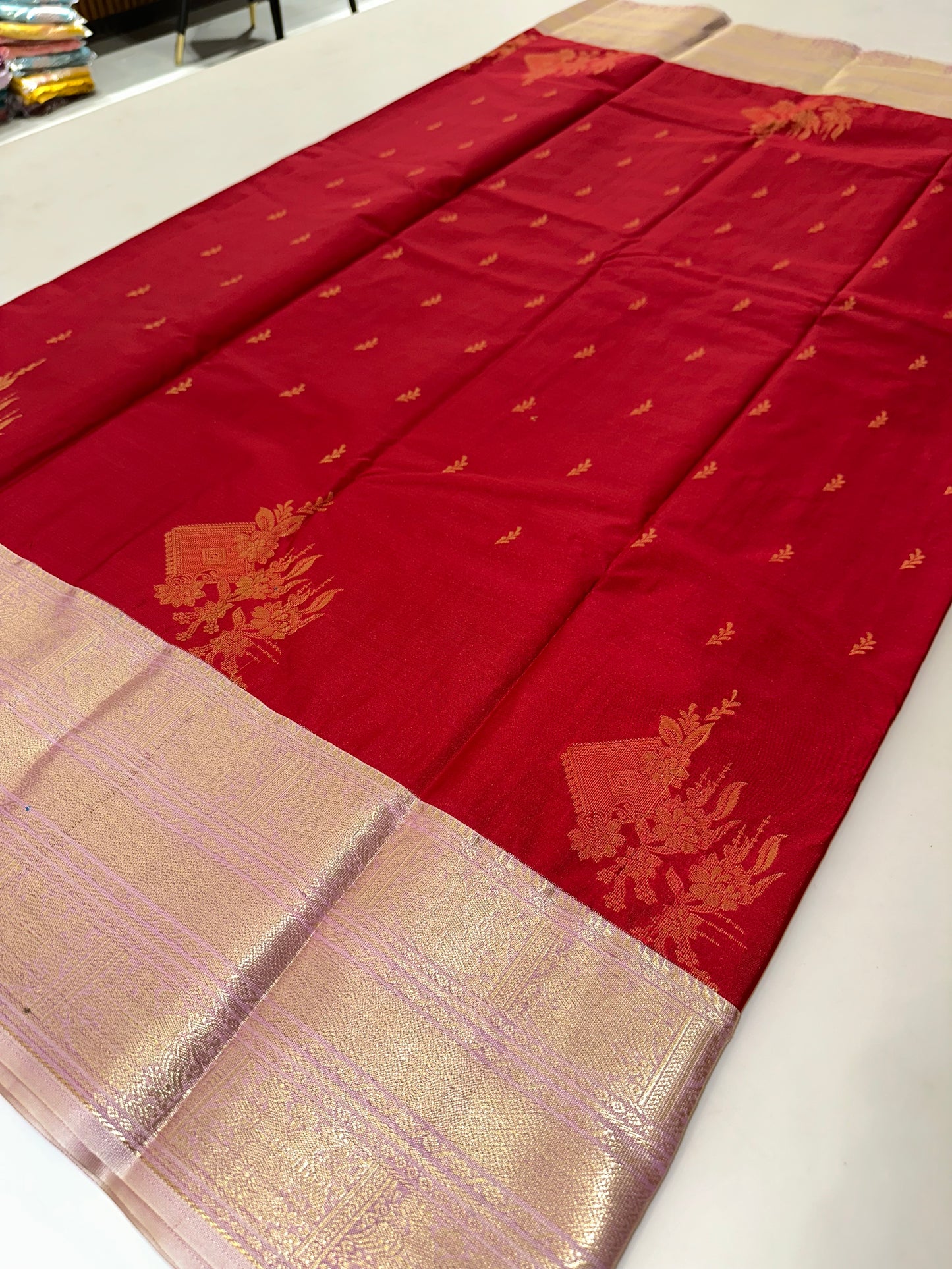 Semi Kanchi Silk Saree