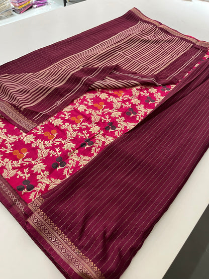 Tussar Zari Lines