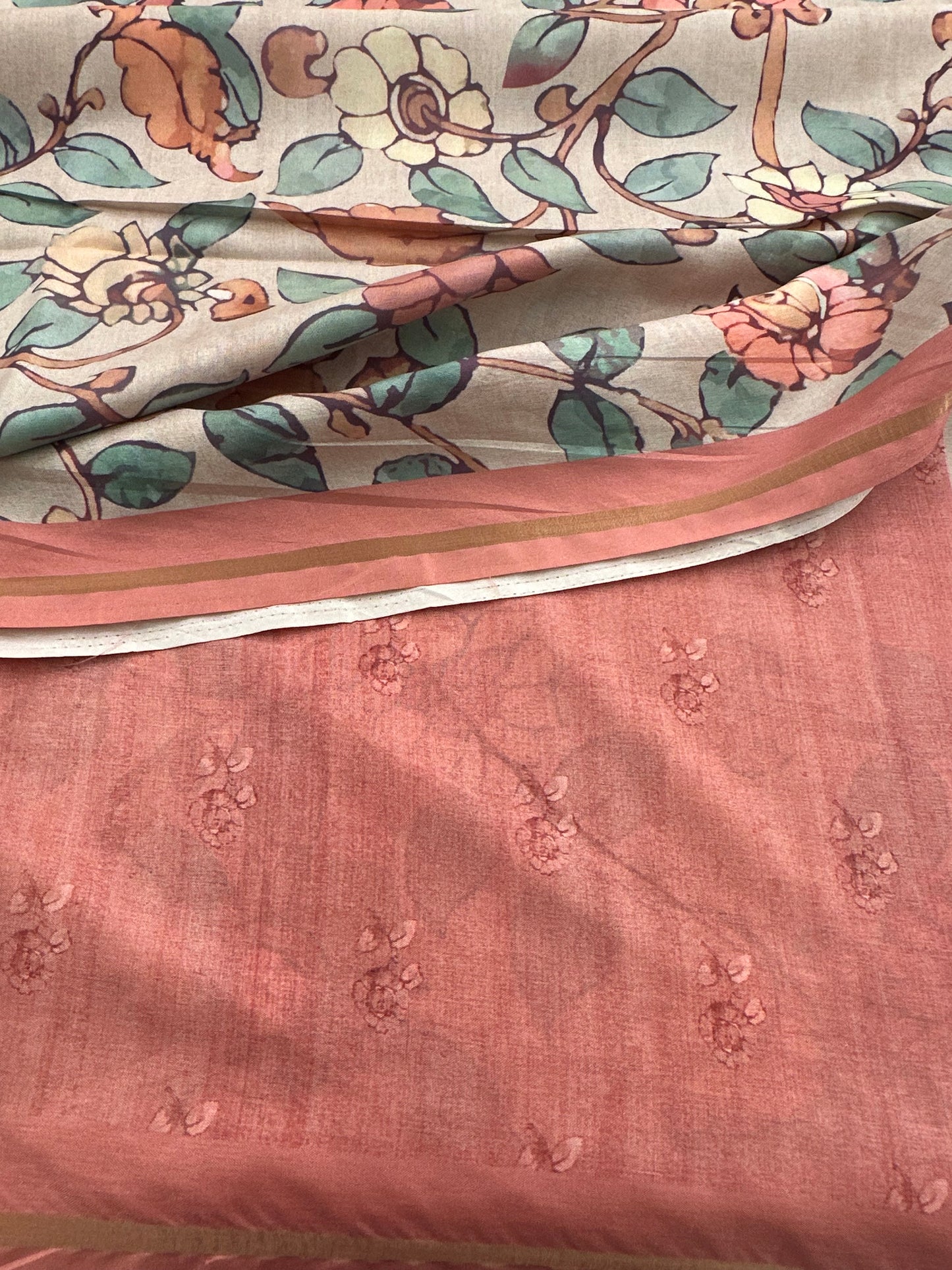Printed Tussar Fancy-J12