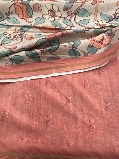 Printed Tussar Fancy-J12