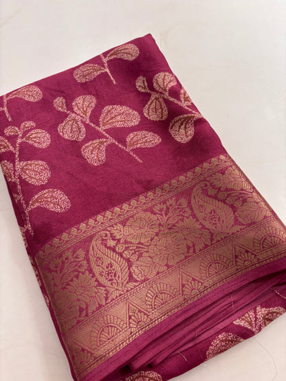 Printed chiffon
