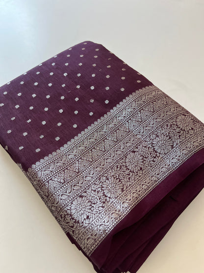 Silver Butties Banarasi Viscose