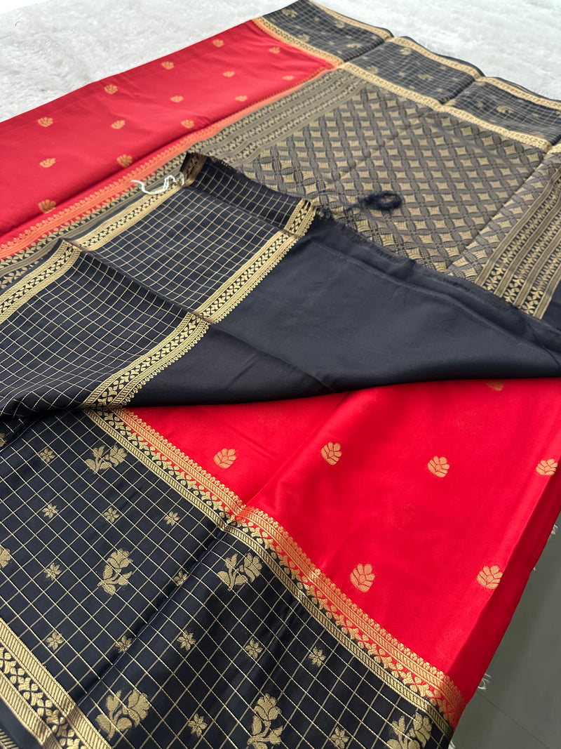Crape Fancy Saree-JU3