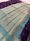 Tussar Viscose Fancy Saree-M19